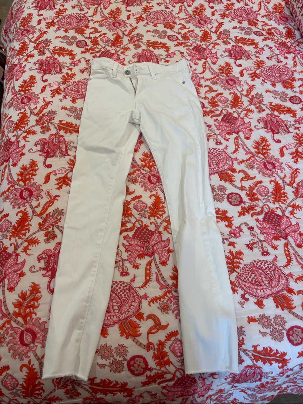 Agolde White Skinny Jeans